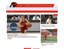 Tablet Screenshot of albrightathletics.com